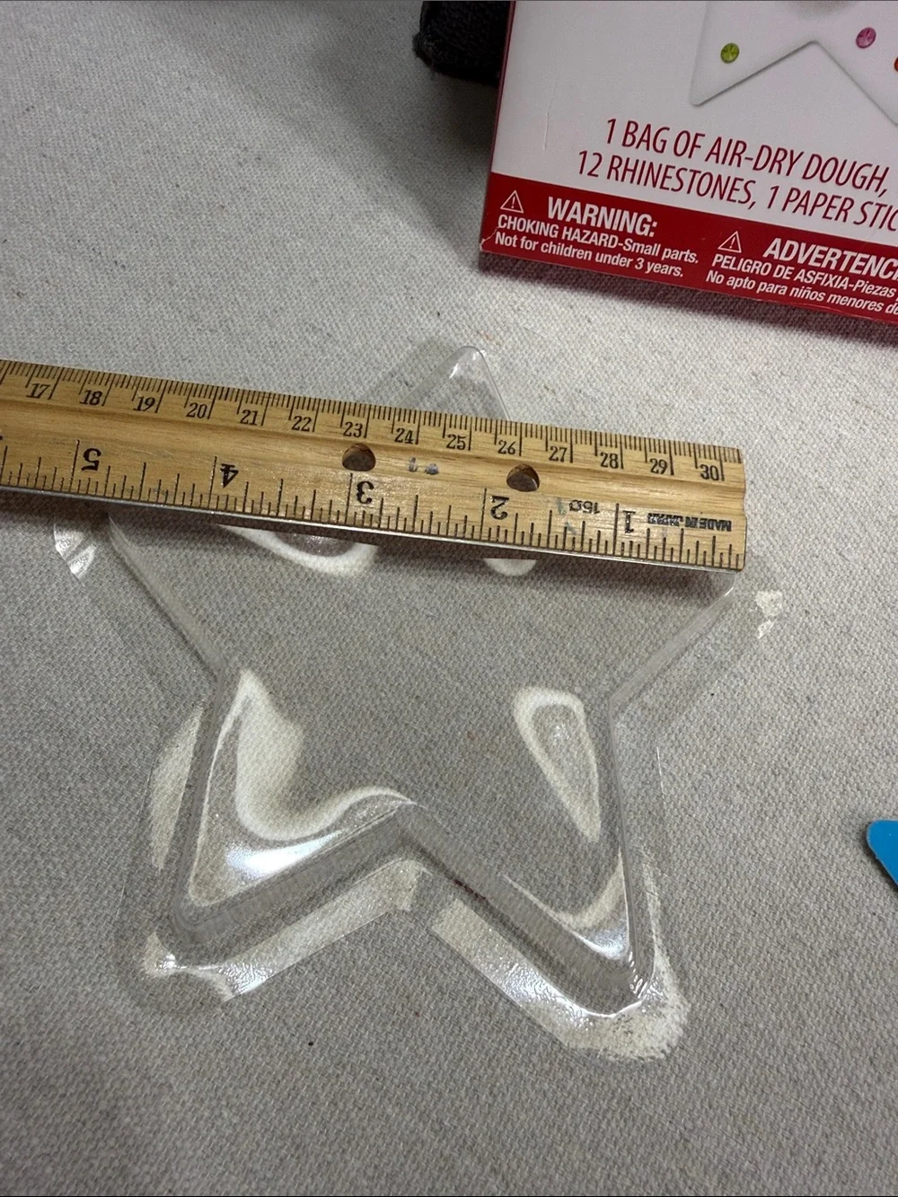 Holiday Time Personalized Star Hand Ornament Kit - Set of 2 - NWT